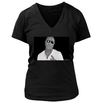 Birdman Women's Deep V-Neck TShirt