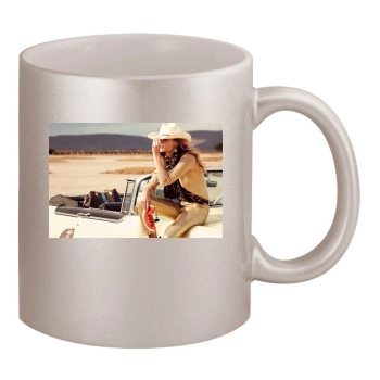 Edita Vilkeviciute 11oz Metallic Silver Mug