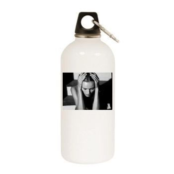 Edita Vilkeviciute White Water Bottle With Carabiner