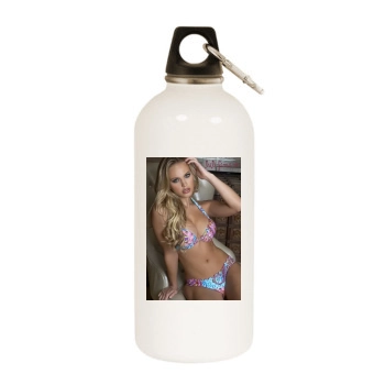 Elisandra Tomacheski White Water Bottle With Carabiner