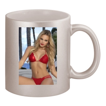 Elisandra Tomacheski 11oz Metallic Silver Mug