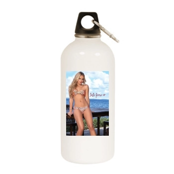 Elisandra Tomacheski White Water Bottle With Carabiner