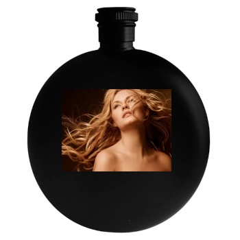 Elisha Cuthbert Round Flask