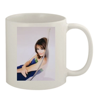 Elizabeth Hurley 11oz White Mug