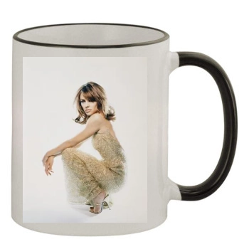 Elizabeth Hurley 11oz Colored Rim & Handle Mug