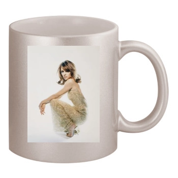 Elizabeth Hurley 11oz Metallic Silver Mug