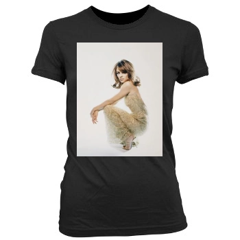 Elizabeth Hurley Women's Junior Cut Crewneck T-Shirt