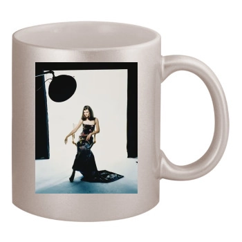 Elizabeth Hurley 11oz Metallic Silver Mug