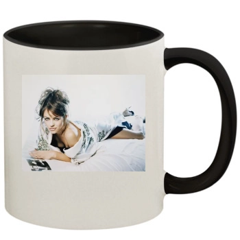 Elizabeth Hurley 11oz Colored Inner & Handle Mug