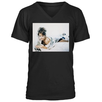 Elizabeth Hurley Men's V-Neck T-Shirt