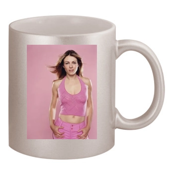 Elizabeth Hurley 11oz Metallic Silver Mug