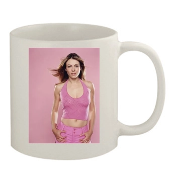 Elizabeth Hurley 11oz White Mug