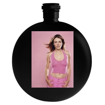 Elizabeth Hurley Round Flask