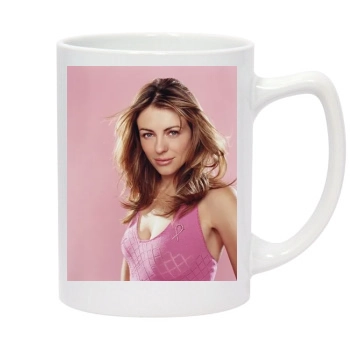 Elizabeth Hurley 14oz White Statesman Mug