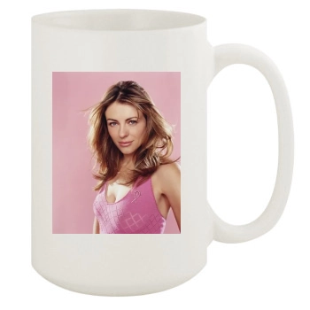 Elizabeth Hurley 15oz White Mug