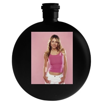 Elizabeth Hurley Round Flask