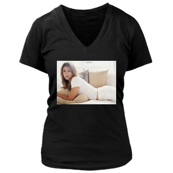 Elizabeth Hurley Women's Deep V-Neck TShirt