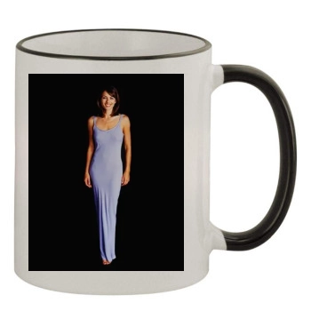 Elizabeth Hurley 11oz Colored Rim & Handle Mug