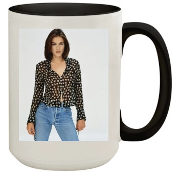 Elizabeth Hurley 15oz Colored Inner & Handle Mug