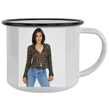 Elizabeth Hurley Camping Mug