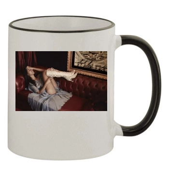 Emanuela de Paula 11oz Colored Rim & Handle Mug