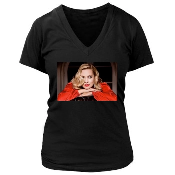 Emily Procter Women's Deep V-Neck TShirt