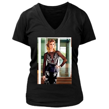 Emily VanCamp Women's Deep V-Neck TShirt