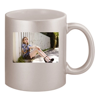 Emma Roberts 11oz Metallic Silver Mug