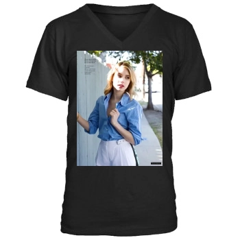 Emma Roberts Men's V-Neck T-Shirt