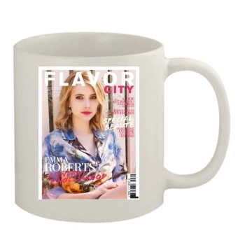 Emma Roberts 11oz White Mug