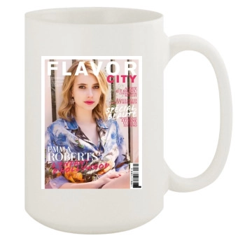 Emma Roberts 15oz White Mug