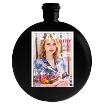 Emma Roberts Round Flask