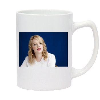 Emma Stone 14oz White Statesman Mug