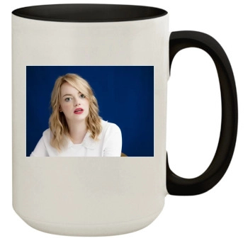 Emma Stone 15oz Colored Inner & Handle Mug