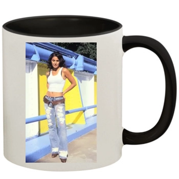 Emmanuelle Chriqui 11oz Colored Inner & Handle Mug