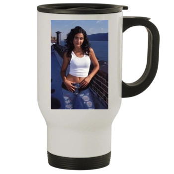 Emmanuelle Chriqui Stainless Steel Travel Mug