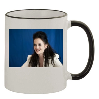 Eva Green 11oz Colored Rim & Handle Mug