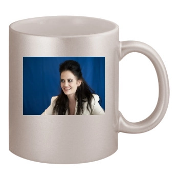 Eva Green 11oz Metallic Silver Mug