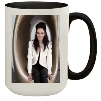 Eva Green 15oz Colored Inner & Handle Mug