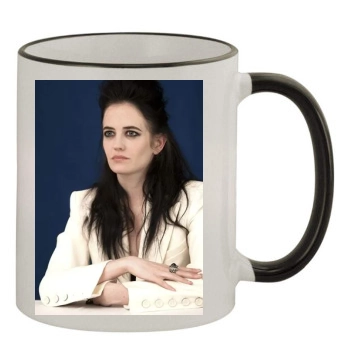 Eva Green 11oz Colored Rim & Handle Mug