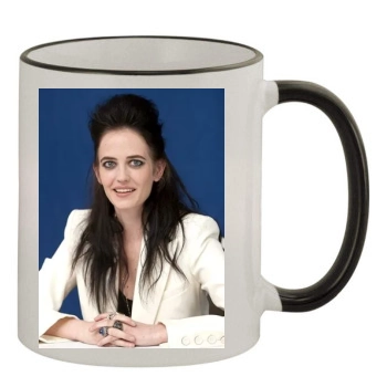 Eva Green 11oz Colored Rim & Handle Mug