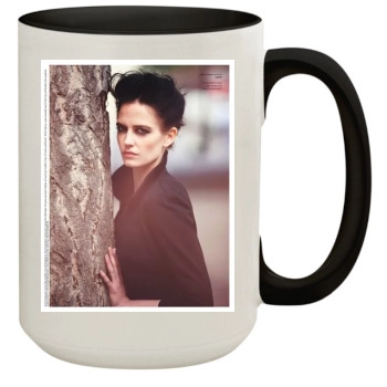 Eva Green 15oz Colored Inner & Handle Mug