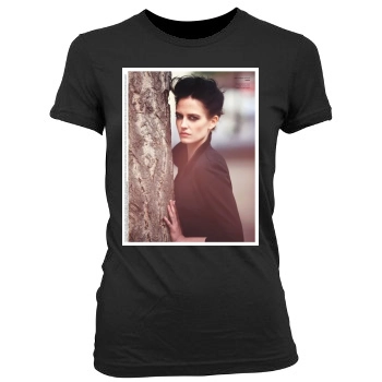 Eva Green Women's Junior Cut Crewneck T-Shirt