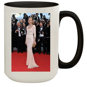 Eva Herzigova 15oz Colored Inner & Handle Mug