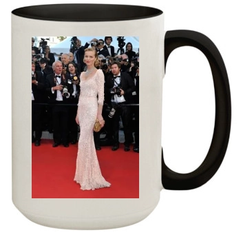 Eva Herzigova 15oz Colored Inner & Handle Mug