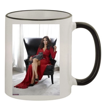 Eva Longoria 11oz Colored Rim & Handle Mug