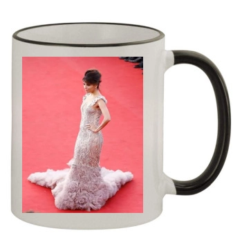 Eva Longoria 11oz Colored Rim & Handle Mug