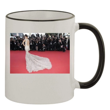 Eva Longoria 11oz Colored Rim & Handle Mug