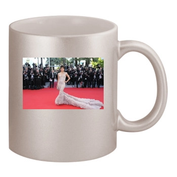 Eva Longoria 11oz Metallic Silver Mug