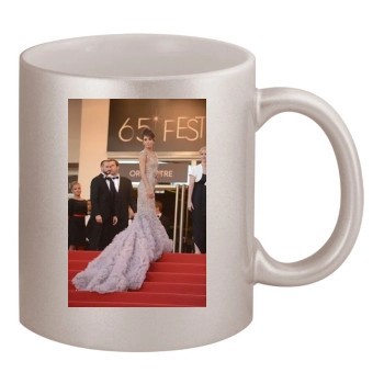 Eva Longoria 11oz Metallic Silver Mug